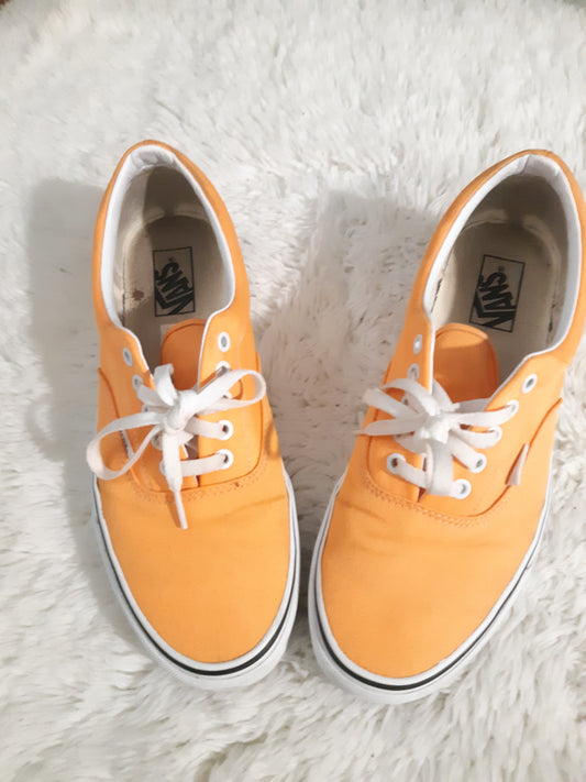 MENS SHOES ( VANS) $25  ORANGE COLOR