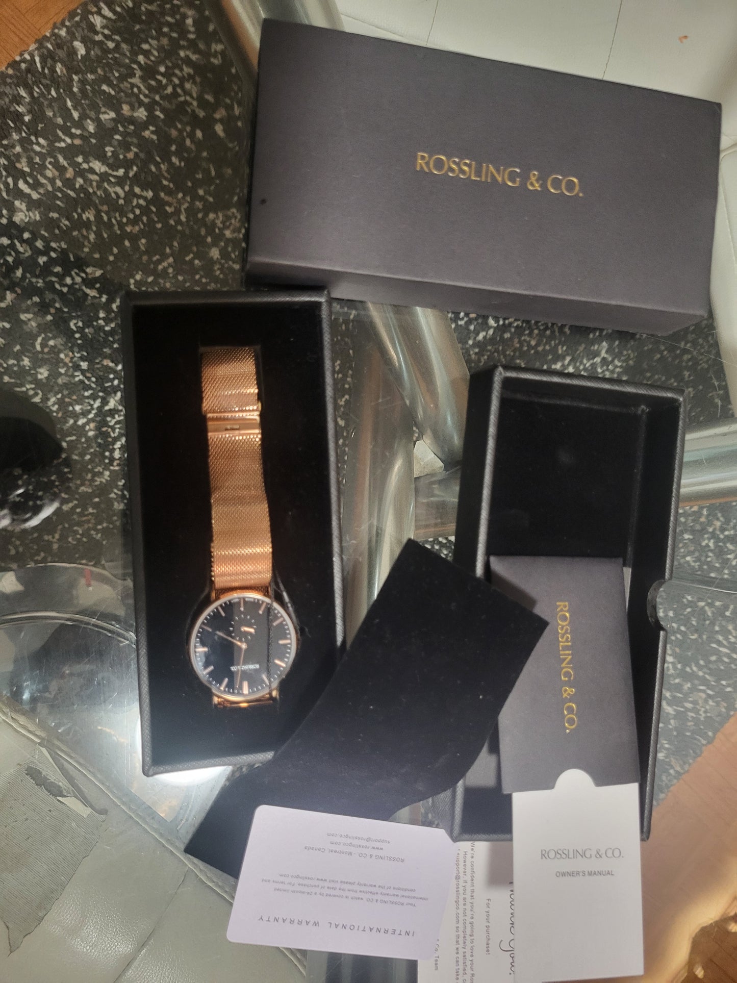 ROSSLING & CO MENS QUARTZ WATCH