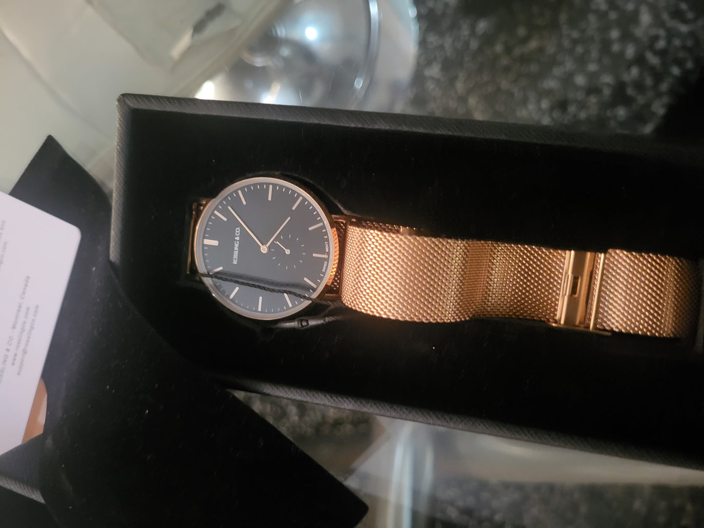 ROSSLING & CO MENS QUARTZ WATCH