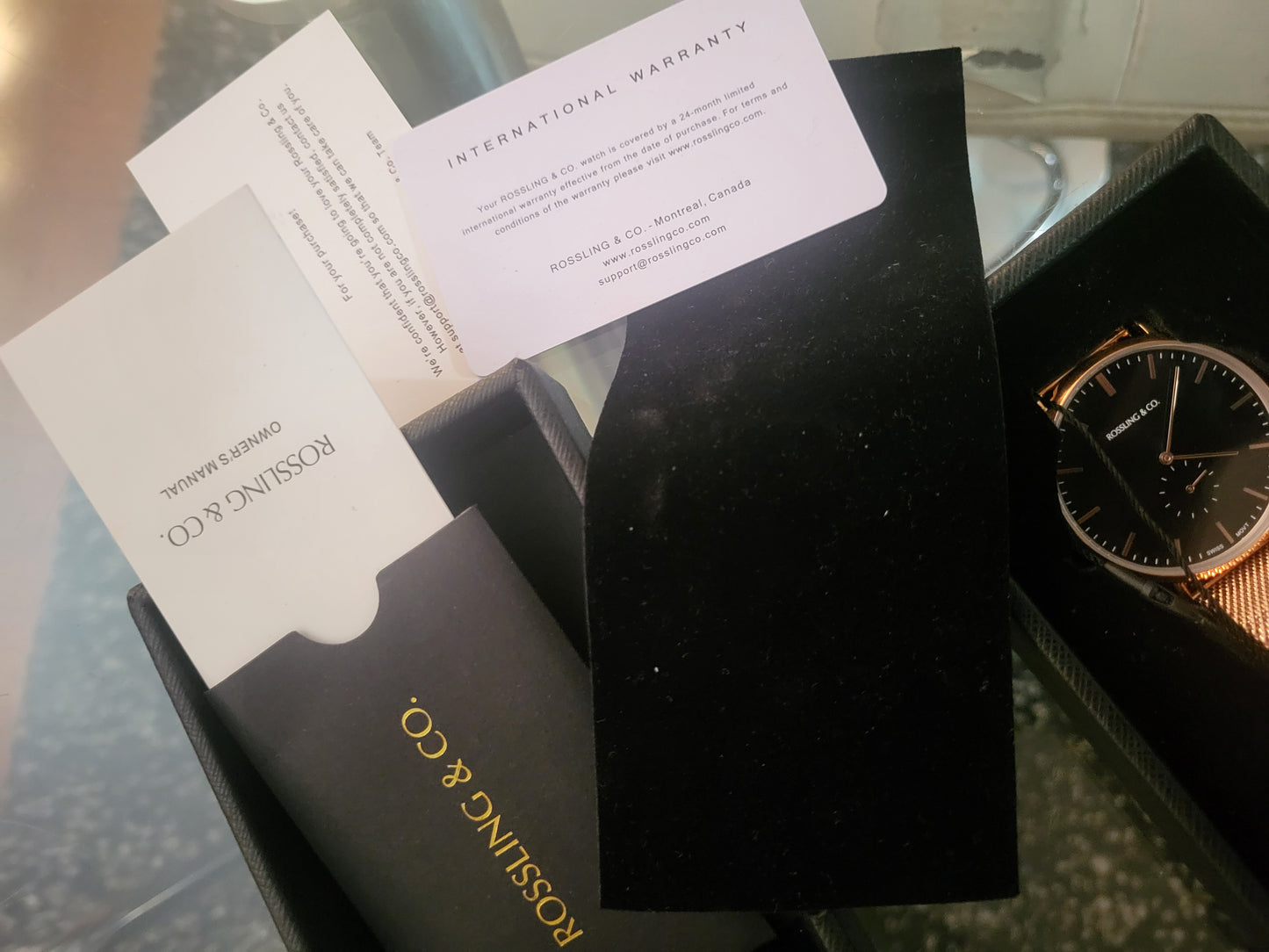 ROSSLING & CO MENS QUARTZ WATCH