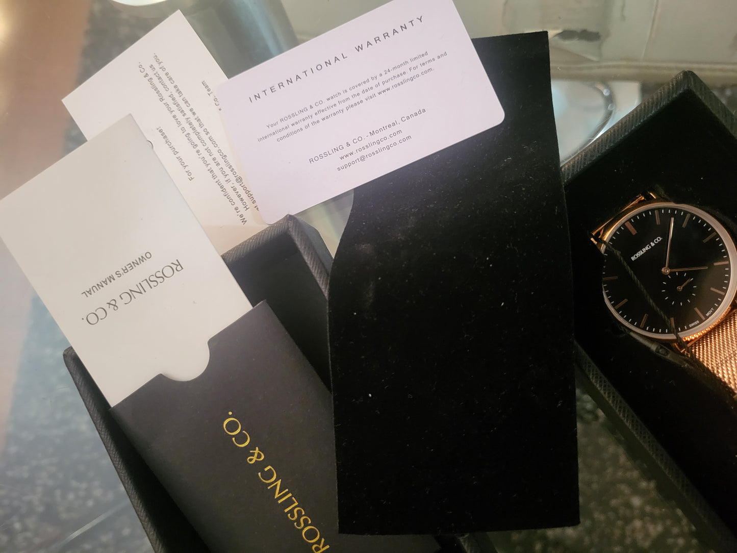 ROSSLING & CO MENS QUARTZ WATCH